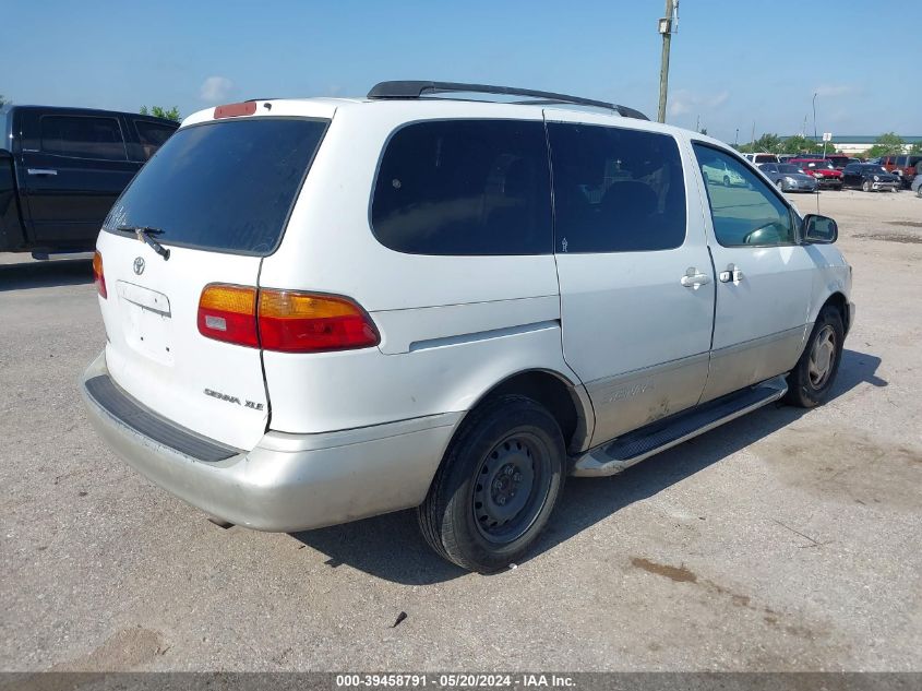 1999 Toyota Sienna Le VIN: 4T3ZF13C0XU114006 Lot: 39458791