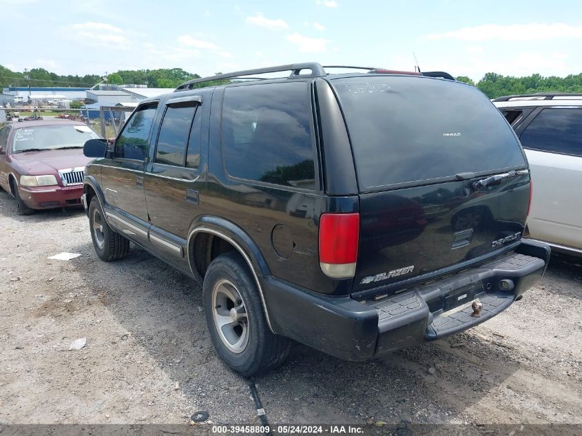 1998 Chevrolet Blazer Ls VIN: 1GNCS13W0W2218487 Lot: 39458809