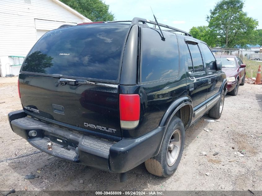 1998 Chevrolet Blazer Ls VIN: 1GNCS13W0W2218487 Lot: 39458809