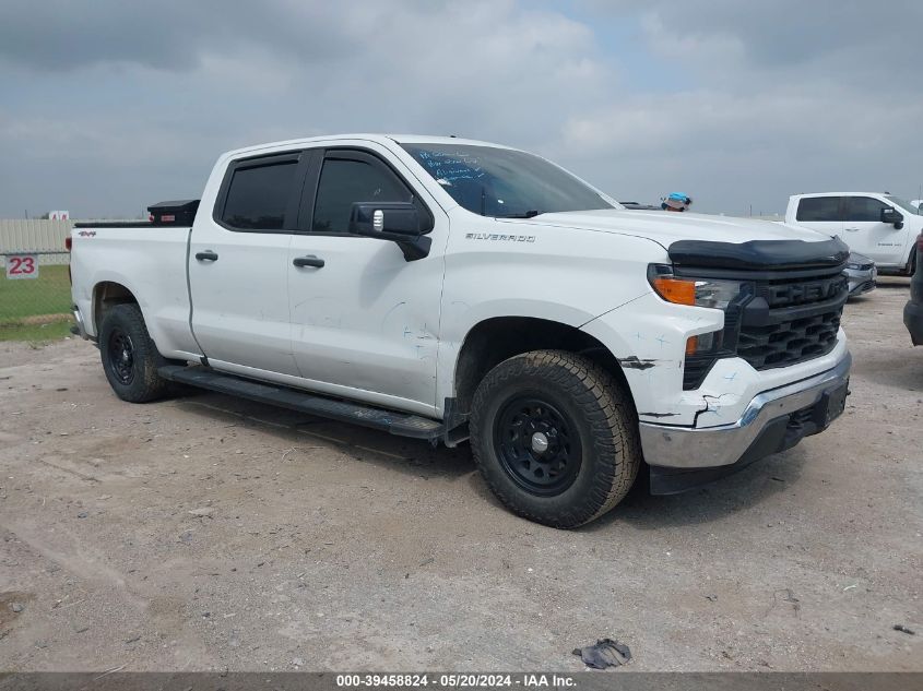 2022 Chevrolet Silverado 1500 4Wd Standard Bed Wt VIN: 1GCUDAED1NZ525854 Lot: 39458824