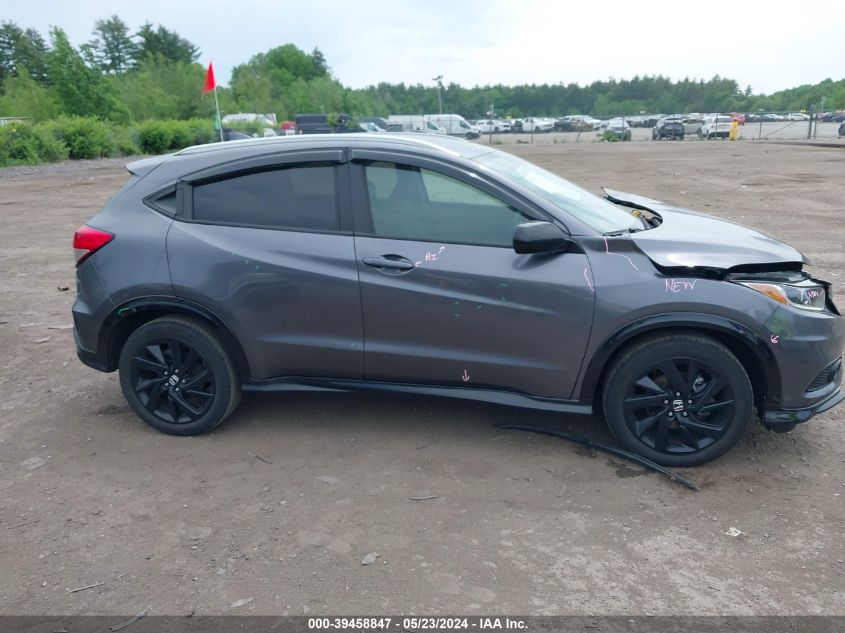 2022 Honda Hr-V Awd Sport VIN: 3CZRU6H13NM705465 Lot: 39458847