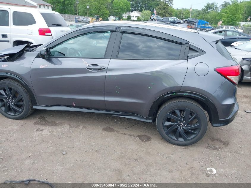 2022 Honda Hr-V Awd Sport VIN: 3CZRU6H13NM705465 Lot: 39458847