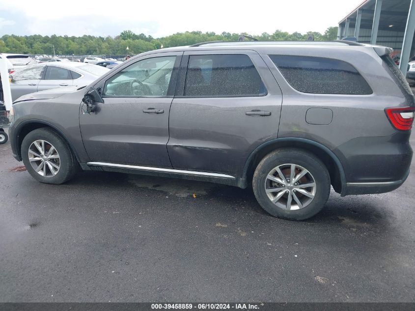 2016 Dodge Durango Limited VIN: 1C4RDHDG1GC322219 Lot: 39458859