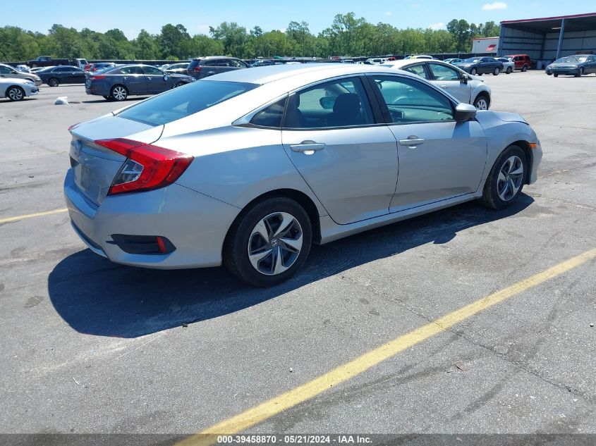 2019 Honda Civic Lx VIN: 19XFC2F65KE209835 Lot: 39458870