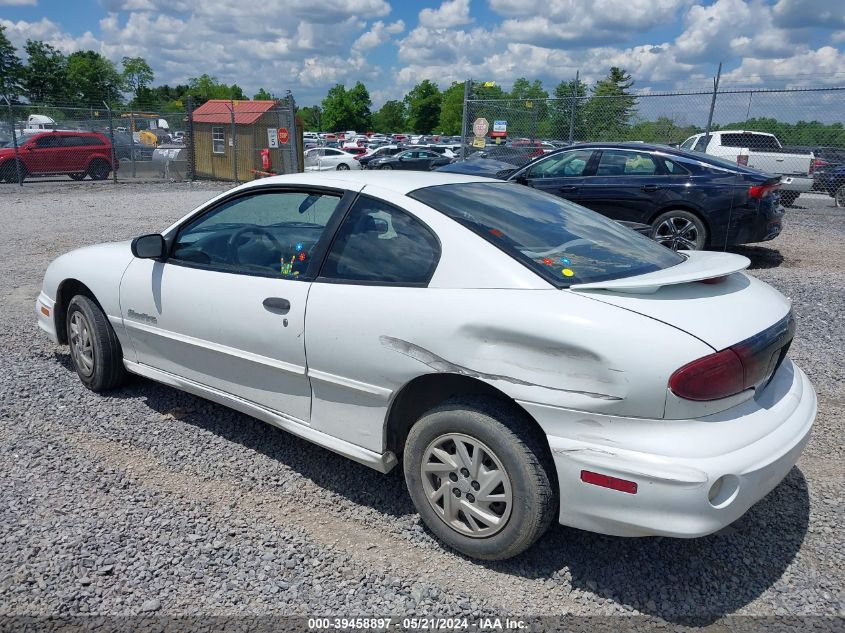 2001 Pontiac Sunfire Se VIN: 1G2JB124317132493 Lot: 39458897