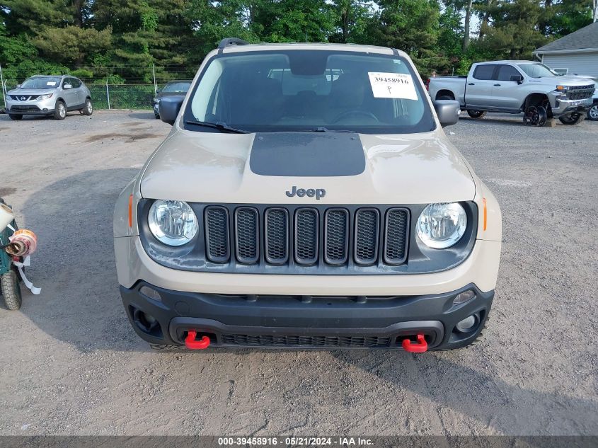 2016 Jeep Renegade Trailhawk VIN: ZACCJBCT5GPD76192 Lot: 39458916