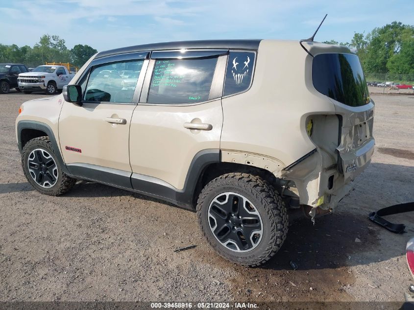 2016 Jeep Renegade Trailhawk VIN: ZACCJBCT5GPD76192 Lot: 39458916