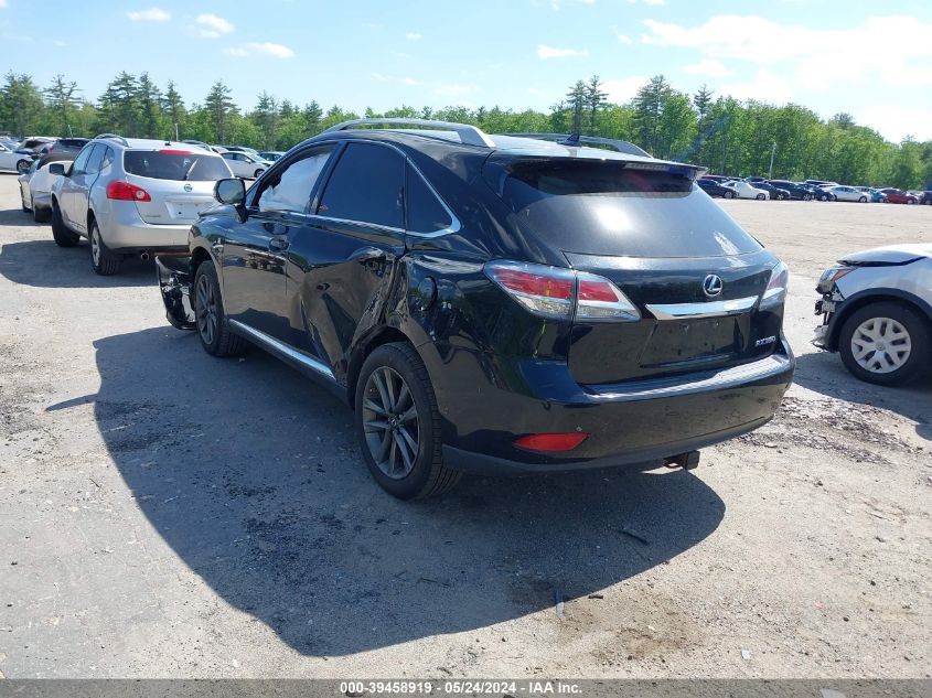 2013 Lexus Rx 350 F Sport VIN: 2T2BK1BA8DC222906 Lot: 39458919