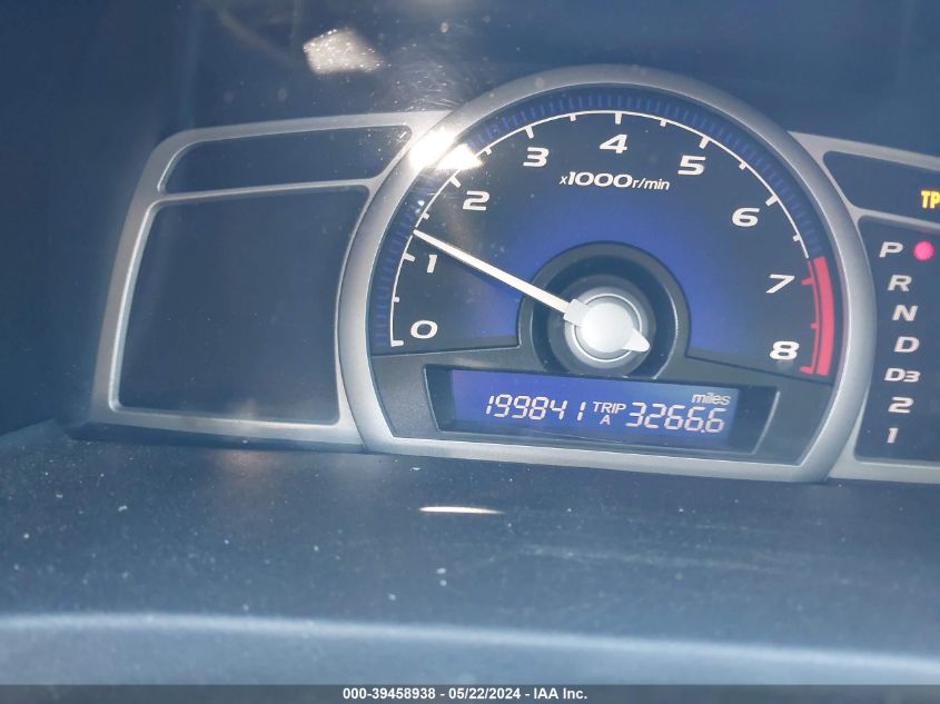 2009 Honda Civic Lx VIN: 2HGFG12689H542311 Lot: 39458938