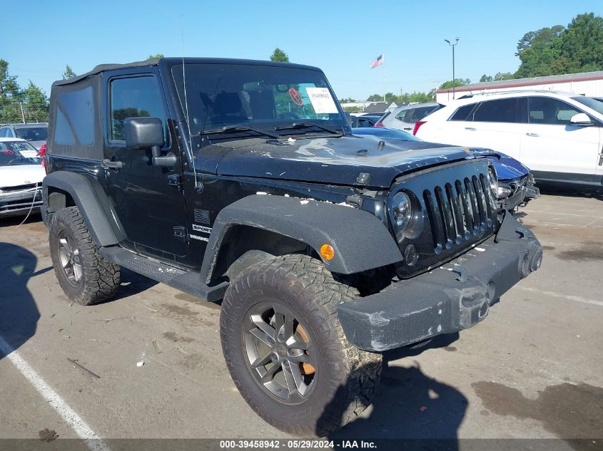 2012 Jeep Wrangler Sport VIN: 1C4AJWAGXCL219874 Lot: 39458942