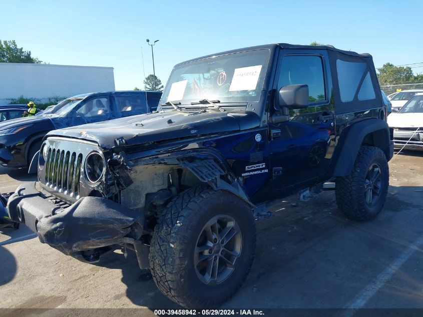 2012 Jeep Wrangler Sport VIN: 1C4AJWAGXCL219874 Lot: 39458942