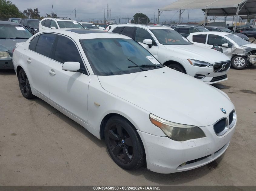 2005 BMW 525I VIN: WBANA535X5B857586 Lot: 39458950