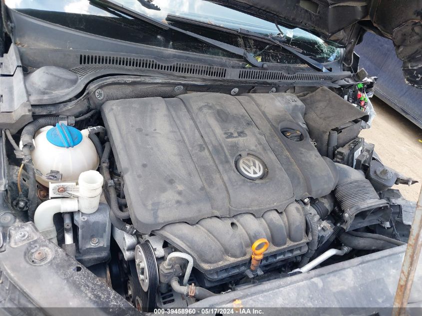 2012 Volkswagen Jetta 2.5L Se VIN: 3VWDP7AJ2CM130566 Lot: 39458960