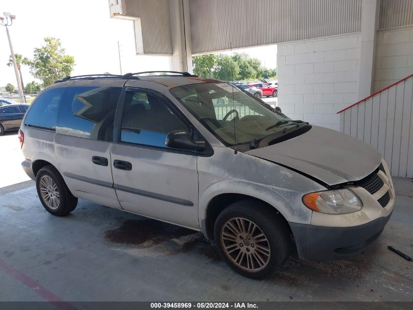 2002 Dodge Caravan Se VIN: 1B4GP25332B697399 Lot: 39458969