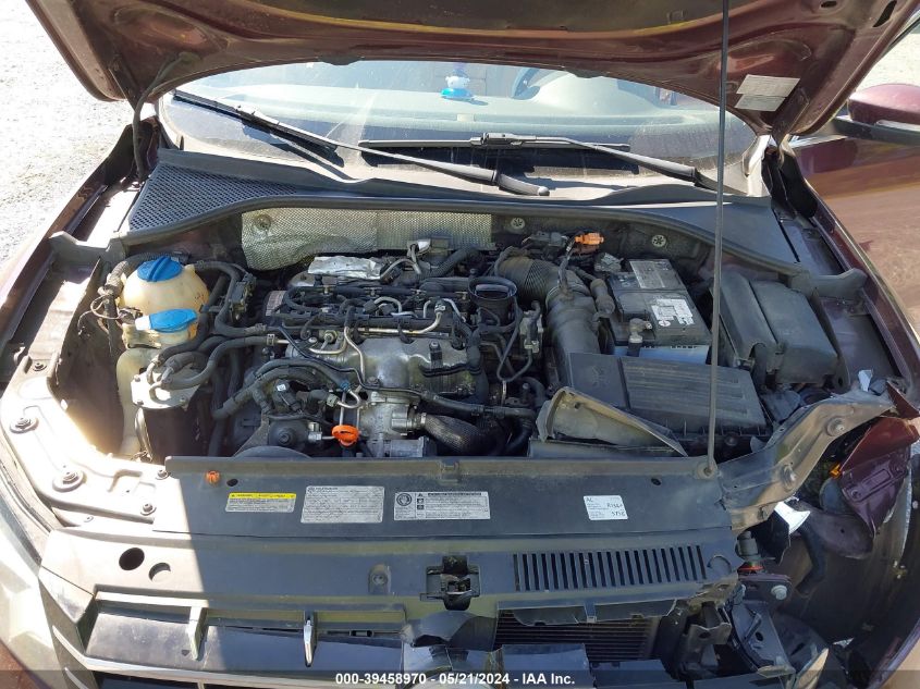 2013 Volkswagen Passat 2.0L Tdi Se VIN: 1VWBN7A37DC033946 Lot: 39458970