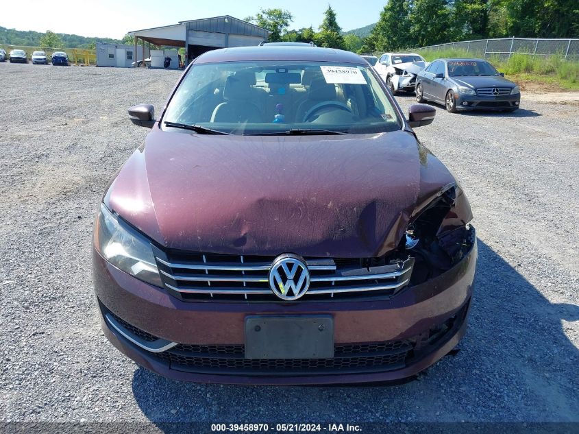 2013 Volkswagen Passat 2.0L Tdi Se VIN: 1VWBN7A37DC033946 Lot: 39458970