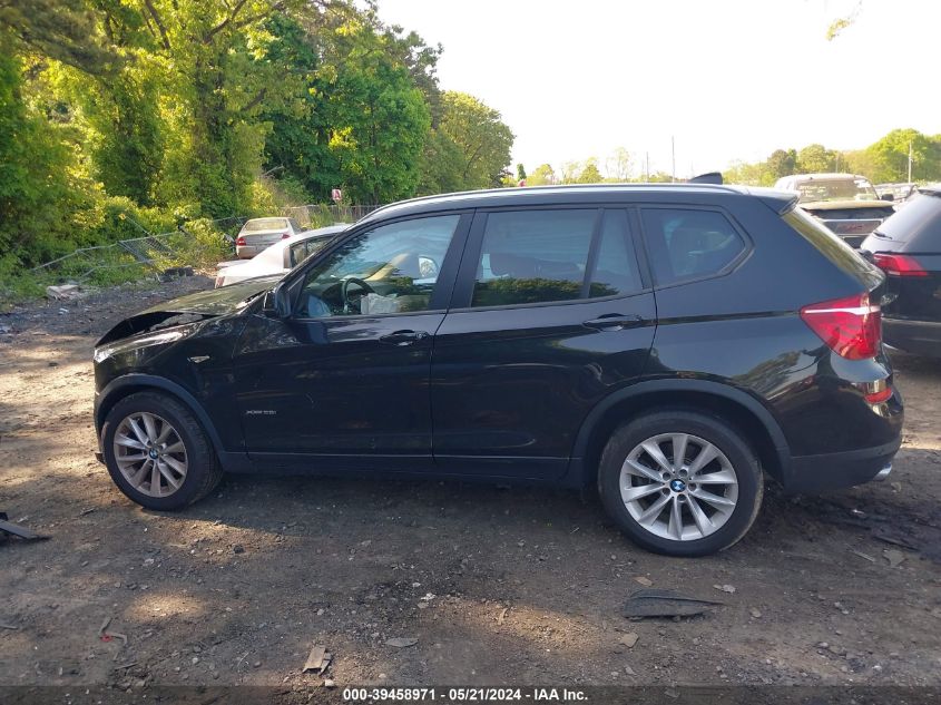 2017 BMW X3 XDRIVE28I - 5UXWX9C37H0W75256