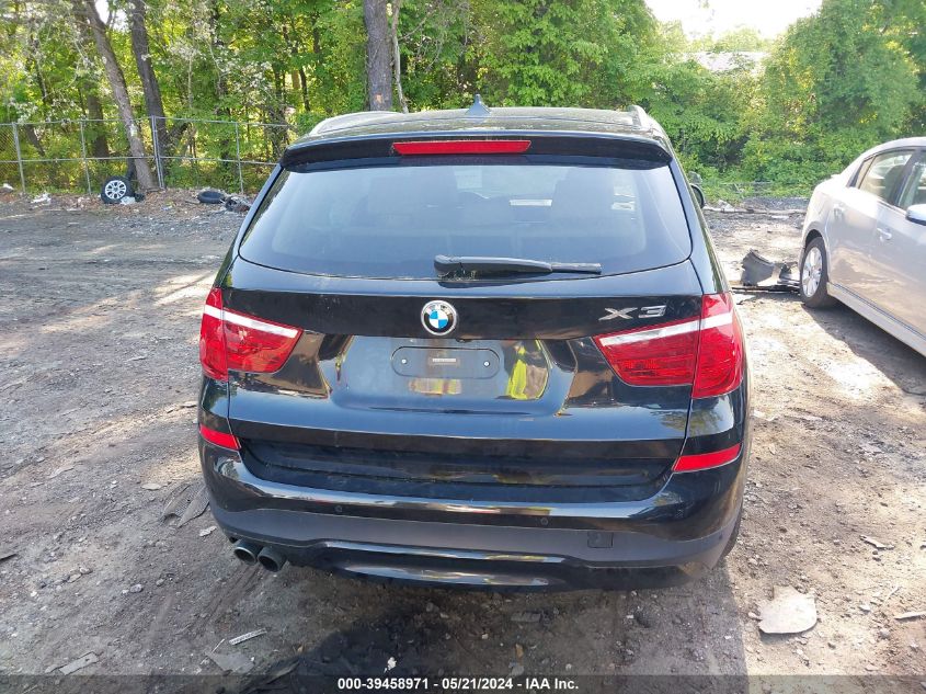 2017 BMW X3 XDRIVE28I - 5UXWX9C37H0W75256