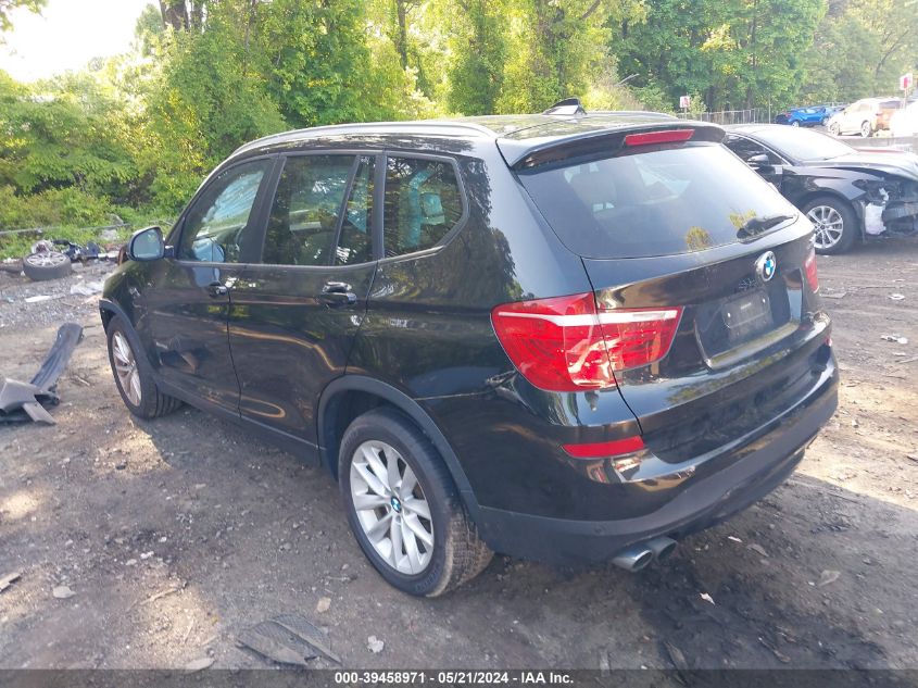 2017 BMW X3 XDRIVE28I - 5UXWX9C37H0W75256