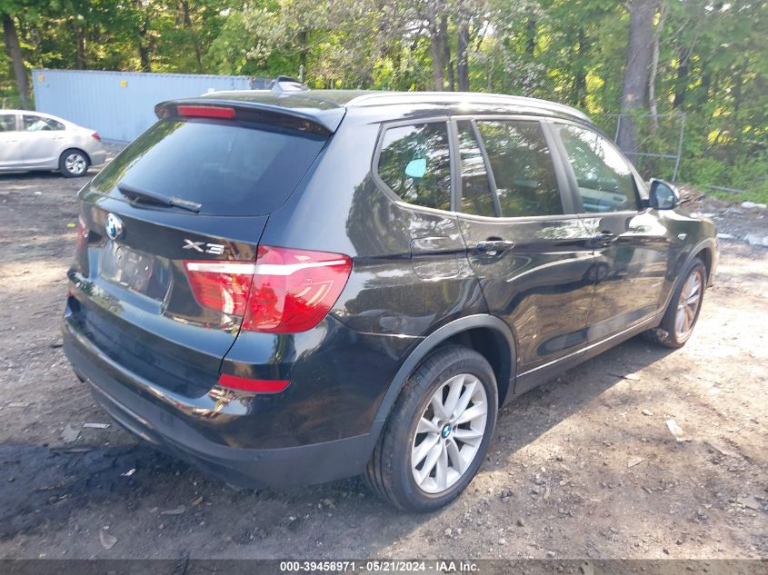 2017 BMW X3 xDrive28I VIN: 5UXWX9C37H0W75256 Lot: 39458971