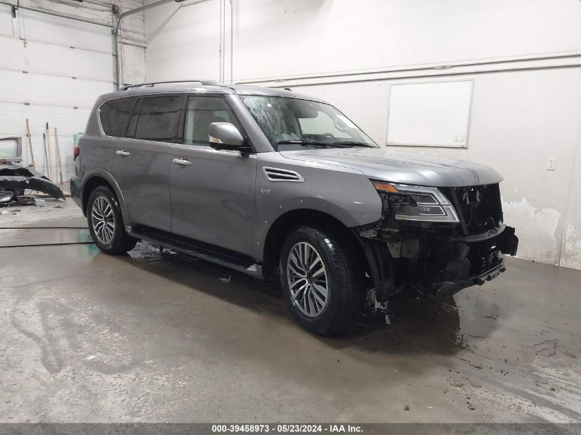 2022 Nissan Armada Sl 4Wd VIN: JN8AY2BB7N9814452 Lot: 39458973