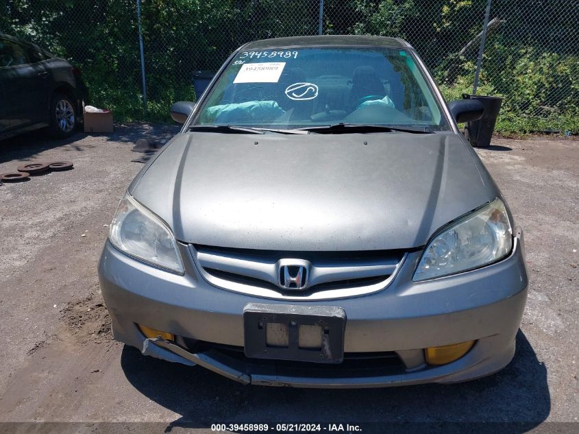 2004 Honda Civic Lx VIN: 2HGES15594H632475 Lot: 39458989