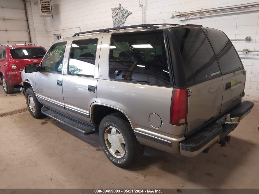 1999 Chevrolet Tahoe Ls VIN: 1GNEK13R3XJ532824 Lot: 39459003