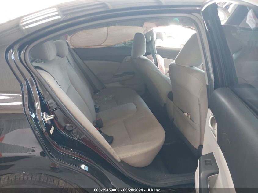 2013 Honda Civic Lx VIN: 19XFB2F59DE087218 Lot: 39459009