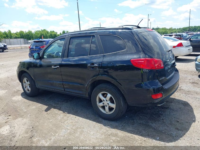 2007 Hyundai Santa Fe Gls VIN: 5NMSG73DX7H074452 Lot: 39459022