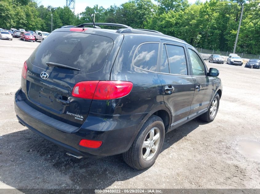 2007 Hyundai Santa Fe Gls VIN: 5NMSG73DX7H074452 Lot: 39459022