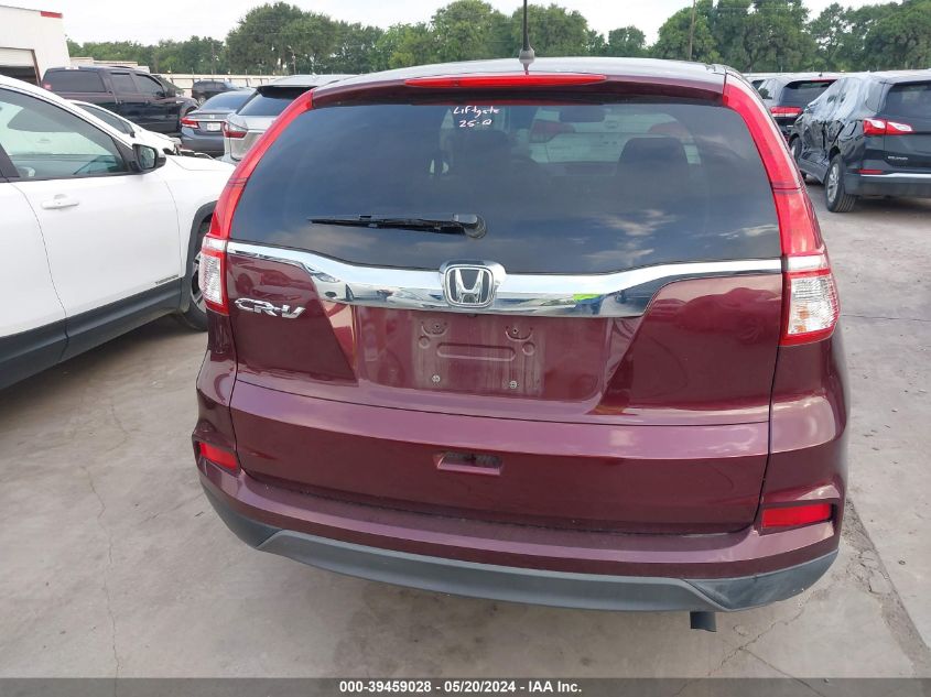 2015 Honda Cr-V Lx VIN: 2HKRM3H38FH519661 Lot: 39459028