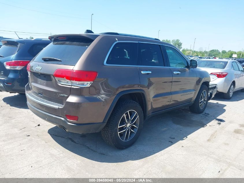 2017 Jeep Grand Cherokee Limited 4X4 VIN: 1C4RJFBG9HC699768 Lot: 39459045