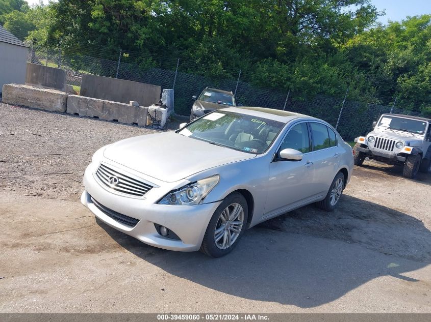 2010 Infiniti G37 VIN: JN1CV6AR7AM452071 Lot: 39459060