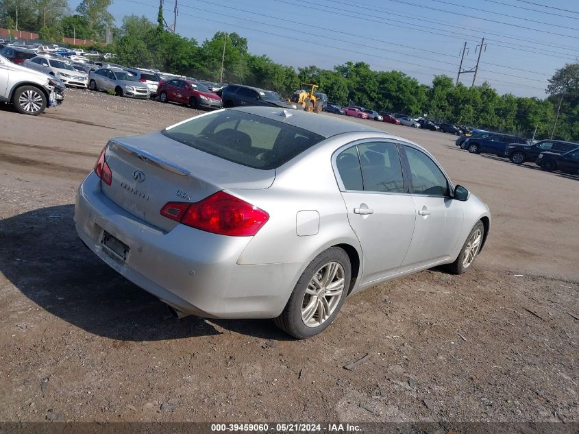 2010 Infiniti G37 VIN: JN1CV6AR7AM452071 Lot: 39459060