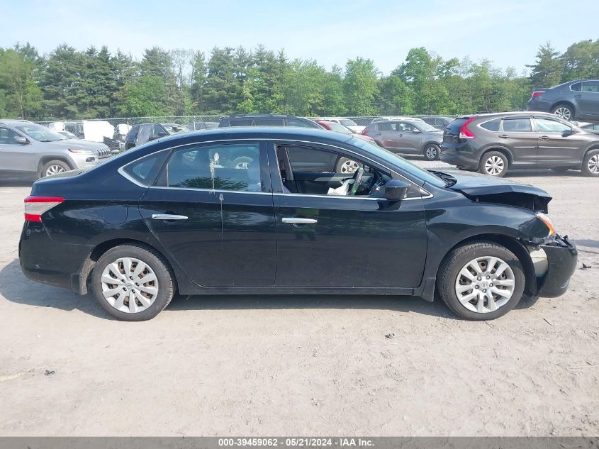 2014 Nissan Sentra S/Sv/Sr/Sl VIN: 3N1AB7AP8EY337535 Lot: 39459062