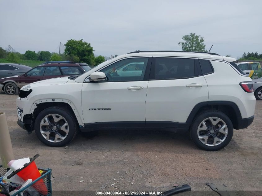 2021 Jeep Compass Limited 4X4 VIN: 3C4NJDCB0MT602848 Lot: 39459064