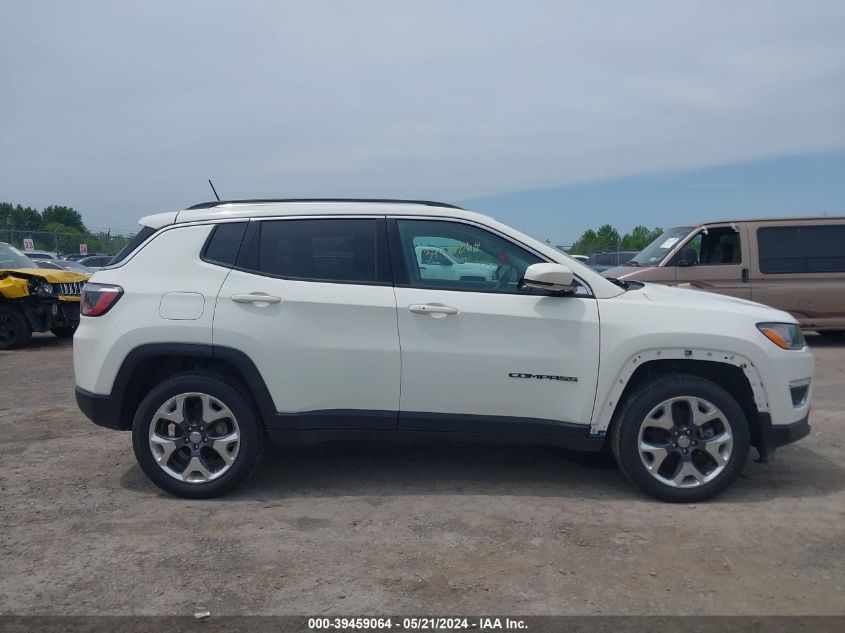 2021 Jeep Compass Limited 4X4 VIN: 3C4NJDCB0MT602848 Lot: 39459064