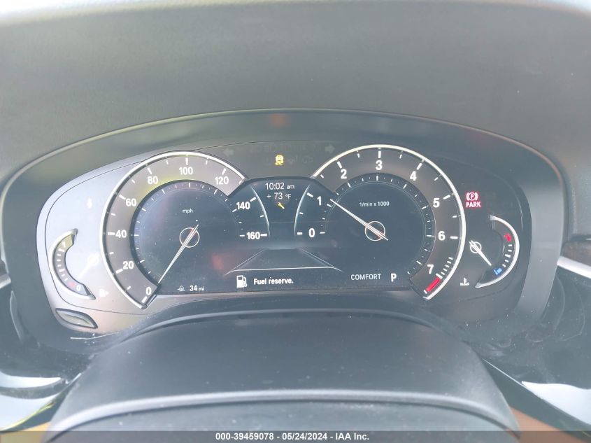 2017 BMW 530I xDrive VIN: WBAJA7C3XHG906608 Lot: 39459078