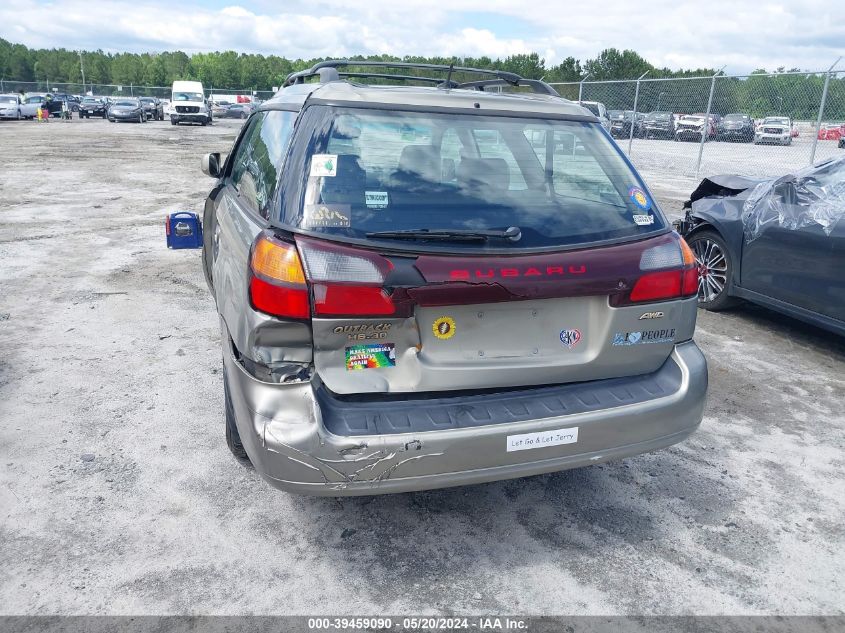 2003 Subaru Outback H6-3.0 L.l. Bean Edition VIN: 4S3BH806337626903 Lot: 39459090