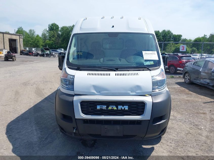 2021 Ram Promaster 2500 High Roof 159 Wb VIN: 3C6LRVDG8ME507045 Lot: 39459098