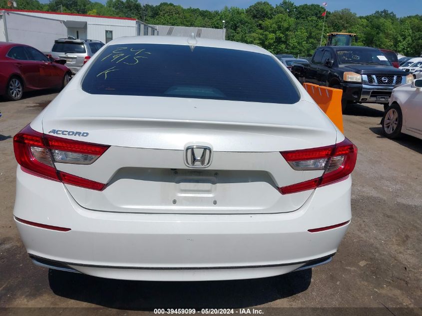 2021 Honda Accord Lx VIN: 1HGCV1F15MA107504 Lot: 39459099