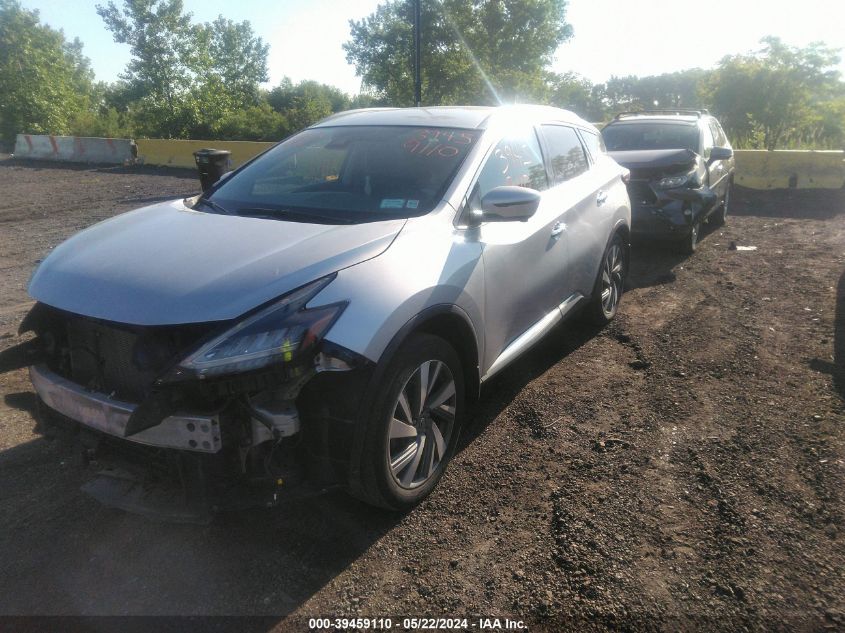 2021 Nissan Murano Sl Intelligent Awd VIN: 5N1AZ2CS1MC136642 Lot: 39459110