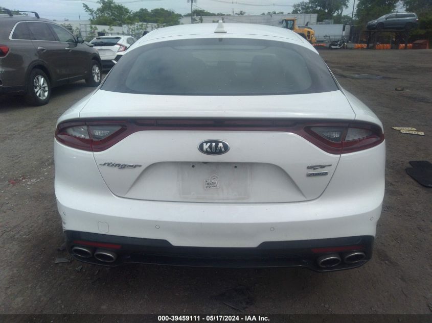 2018 Kia Stinger Gt1 VIN: KNAE45LC7J6026944 Lot: 39459111