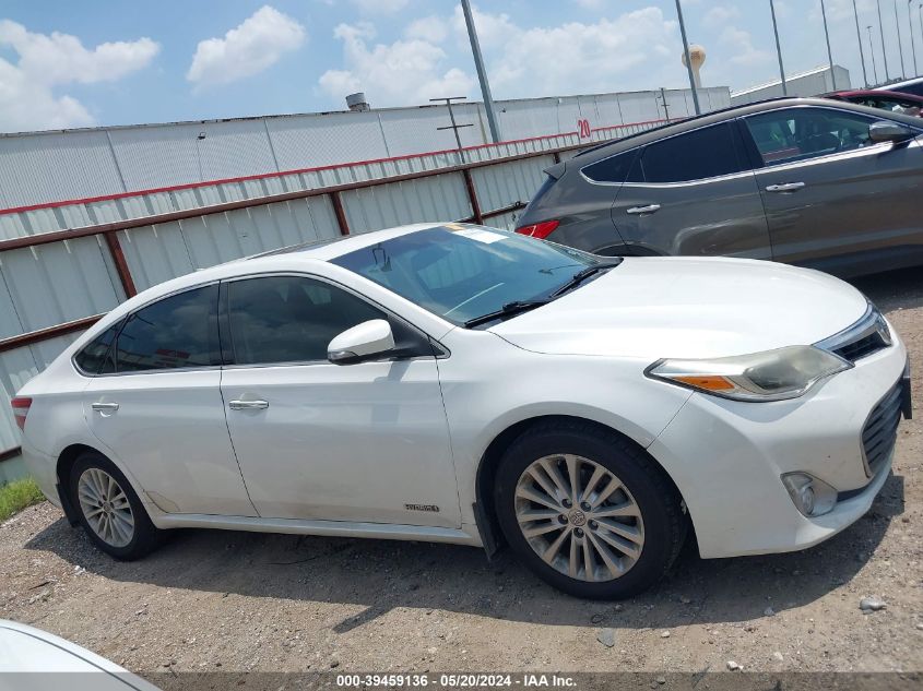 2013 Toyota Avalon Hybrid Limited VIN: 4T1BD1EB5DU003189 Lot: 39459136