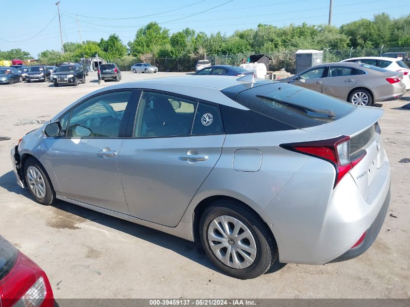 2019 Toyota Prius VIN: JTDKARFU8K3071906 Lot: 39459137