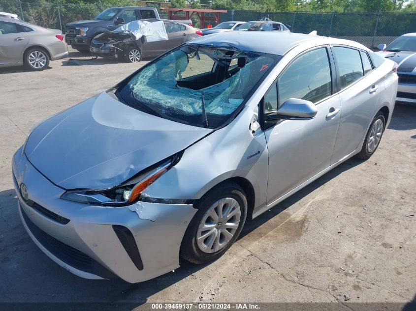 2019 Toyota Prius VIN: JTDKARFU8K3071906 Lot: 39459137