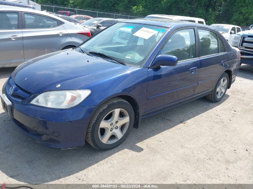 2004 Honda Civic Ex VIN: 2HGES26824H513536 Lot: 39459153