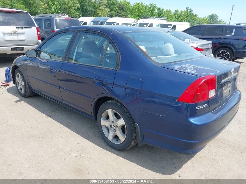 2004 Honda Civic Ex VIN: 2HGES26824H513536 Lot: 39459153