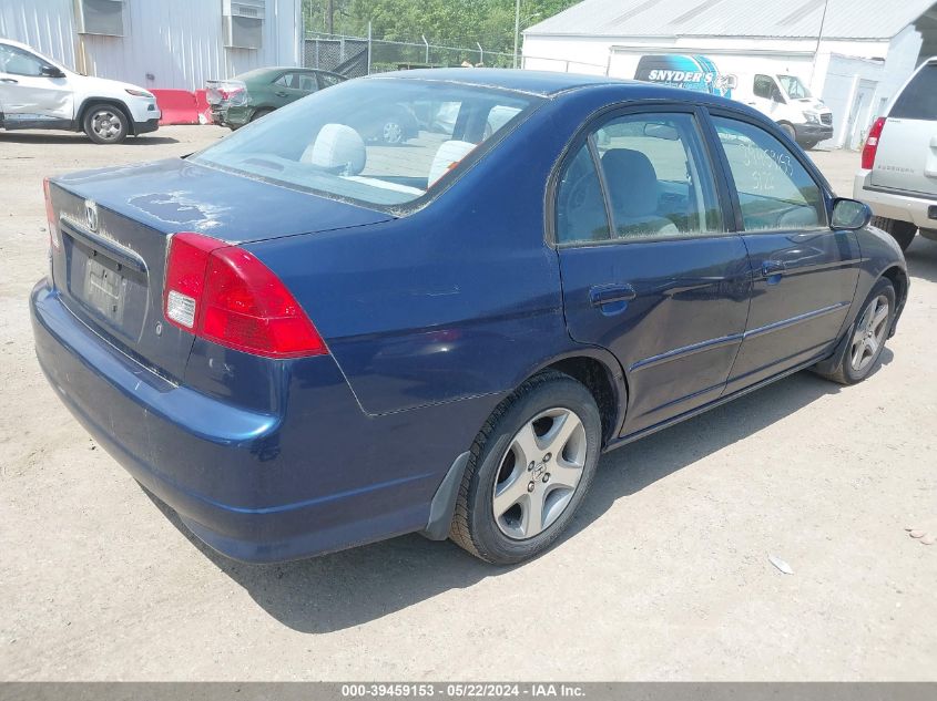 2004 Honda Civic Ex VIN: 2HGES26824H513536 Lot: 39459153