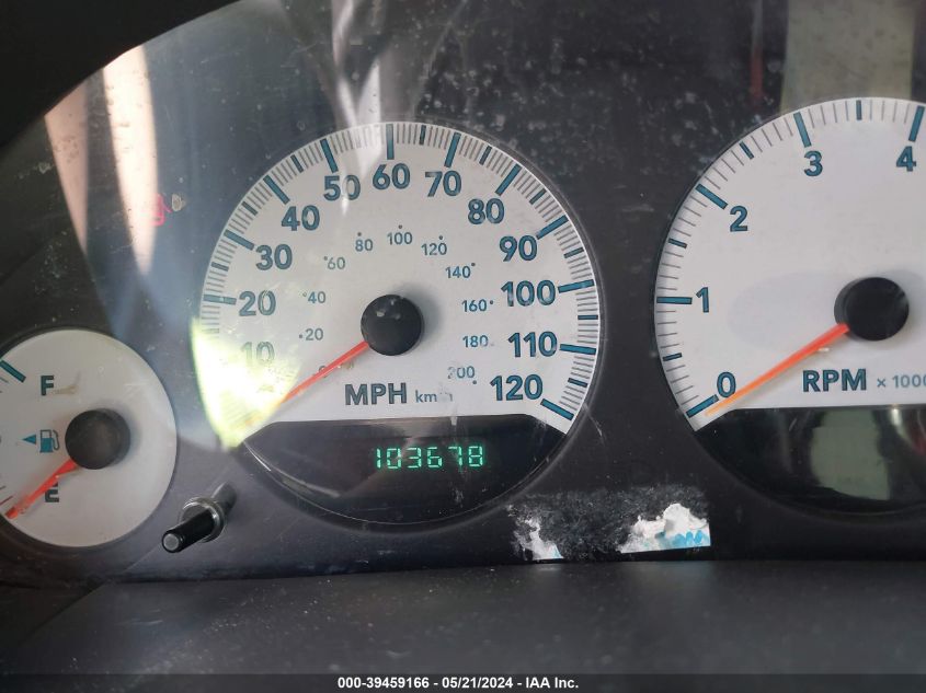 2005 Dodge Grand Caravan Se VIN: 2D4GP24R75R107433 Lot: 39459166